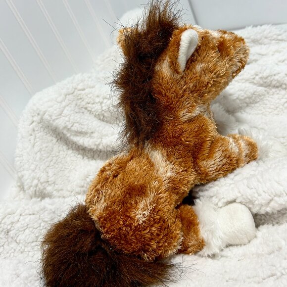 Aurora World Horse Plush | Chestnut Pony Stuffed Animal | 12” | Farm Animal - Picture 4 of 7